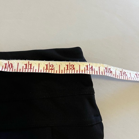 INC International Concepts Black flowy knee length skirt S - Picture 5 of 8